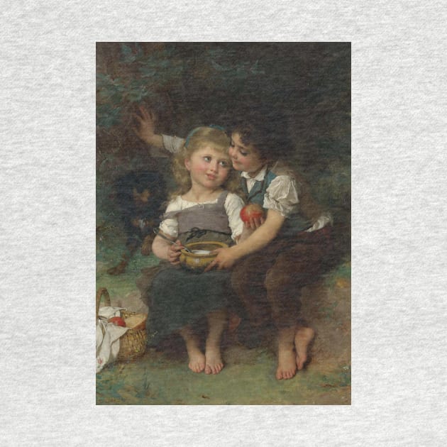 La Jatte De Lait by Emile Munier by Classic Art Stall